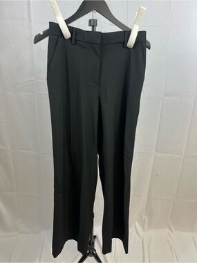 NWT Banana Republic Wide Leg Trouser Pants Black Women’s Size XS